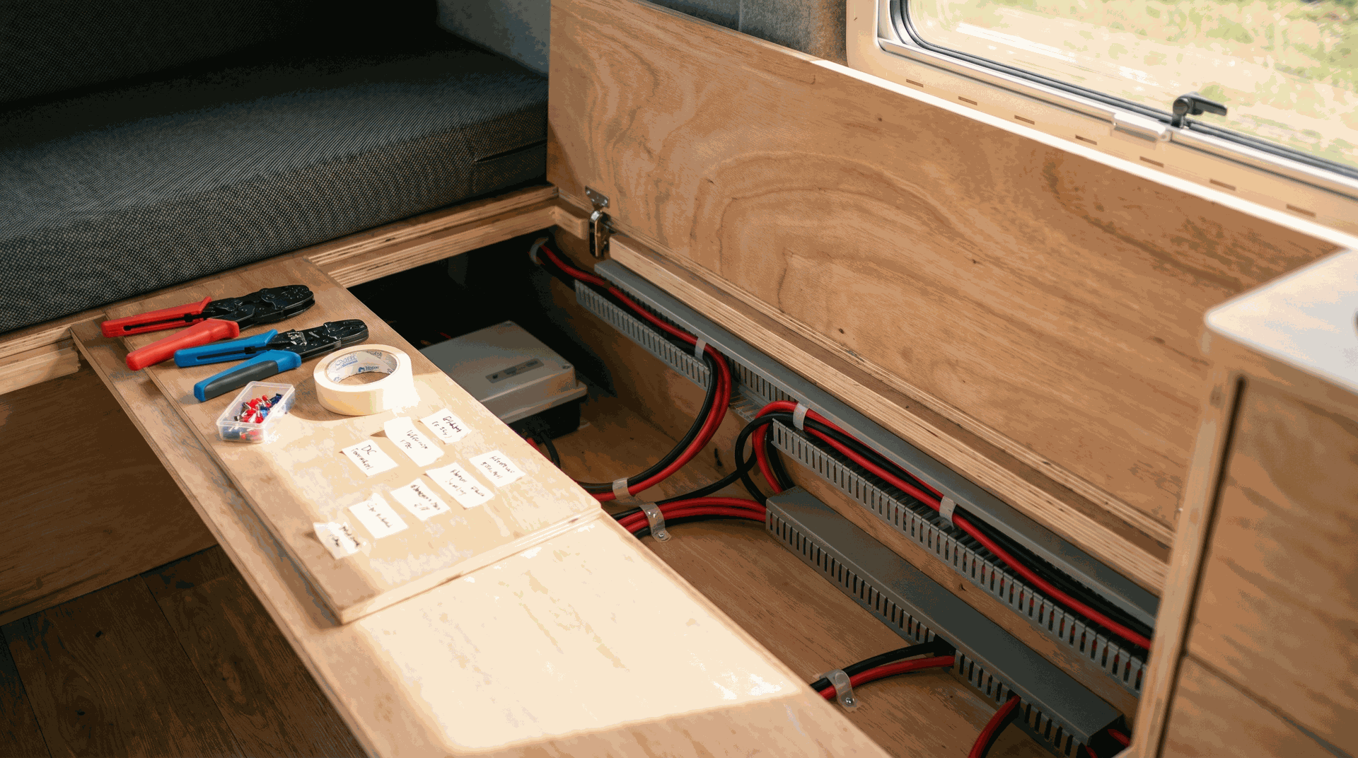 E1NS Einbau im Camper Selbstausbau